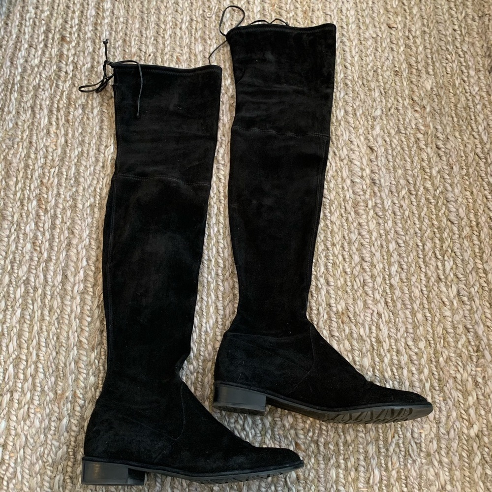 Stuart Weitzman Lowland Blakey’s suede boots 10.0